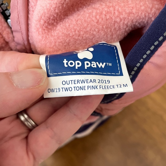 NWOT Top Paw Two Tone Fleece Vest - Picture 3 of 4